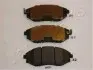 Комплект гальмівних колодок, дискове гальмо JAPANPARTS PAW09AF