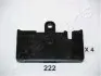 Комплект гальмівних колодок, дискове гальмо JAPANPARTS PP222AF