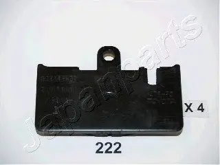 Комплект гальмівних колодок, дискове гальмо JAPANPARTS PP222AF (фото 1)