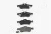 Комплект тормозных колодок, дисковый тормоз JAPANPARTS PP225AF