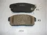 Комплект тормозных колодок, дисковый тормоз JAPANPARTS PP304AF