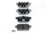 Комплект гальмівних колодок, дискове гальмо JAPANPARTS PP801AF