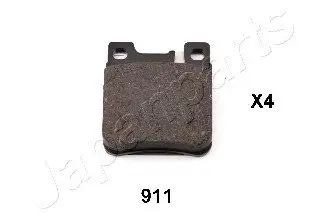 Комплект тормозных колодок, дисковый тормоз JAPANPARTS PP911AF