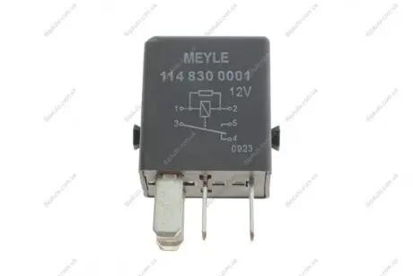 Реле поворотів (12V) MB Sprinter/VW Caddy III/ LT/Crafter/T5 114 830 0001 MEYLE 1148300001 (фото 1)