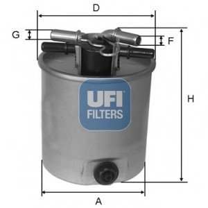 Топливный фильтр UFI 5539200