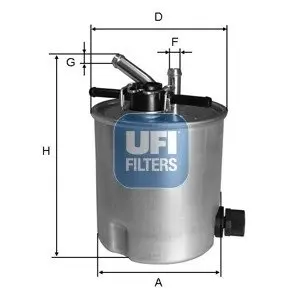 Паливний фільтр 55.394.00 UFI 5539400