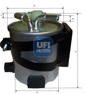 Автозапчастина UFI 5543000