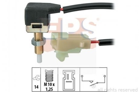 Выключатель фонаря сигнала торможения; Выключатель, привод сцепления (Tempomat) 1.810.298 EPS 1810298