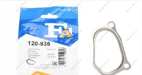 Прокладка, труба выхлопного газа FA1 Fischer Automotive One (FA1) 120935