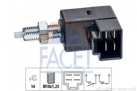 Переключатель 7.1312 FACET 71312