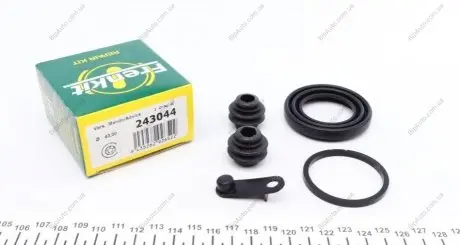Ремкомплект супорта (заднього) Hyundai Santa Fe/Kia Sorento II 09- (d=43mm) (Mando) FRENKIT 243044 (фото 1)