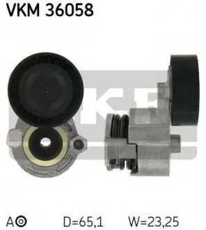 Натяжний ролик SKF VKM36058