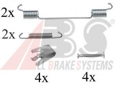 Комплектуючі, гальмівна колодка A.B.S. 0836Q