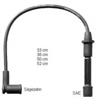 Комплект дротів запалювання BERU ZEF1596