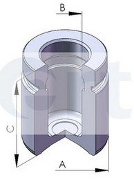 Поршень, корпус скобы тормоза ERT 150572C