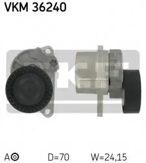 Натяжной ролик, поликлиновой ремень SKF VKM36240 (фото 1)