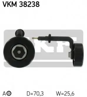 Натяжной ролик, поликлиновой ремень SKF VKM38238