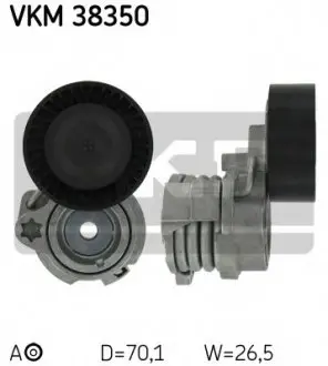 Натяжной ролик, поликлиновой ремень SKF VKM38350