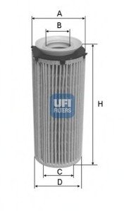 Масляный фильтр UFI 2509600 (фото 1)