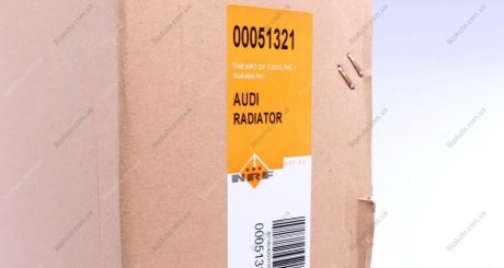 Радиатор, охлаждение двигателя NRF 51321