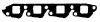 Прокладка випускного колектора ESCORT/FIESTA/SIERRA 1.4/1.8i 84-00/Chery Amulet/Karry 03- BGA MG4302 MG4302