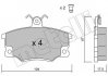 Комплект тормозных колодок, дисковый тормоз METELLI 22-0030-1 2200301