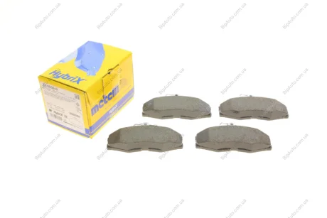 Комплект гальмівних колодок, дискове гальмо 22-0039-0 Metelli 2200390 (фото 1)