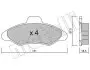 Комплект гальмівних колодок (дискових) 22-0071-0 Metelli 2200710 (фото 1)