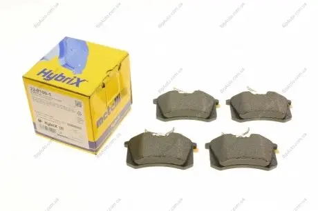 Комплект гальмівних колодок (дискових) 22-0100-1 Metelli 2201001