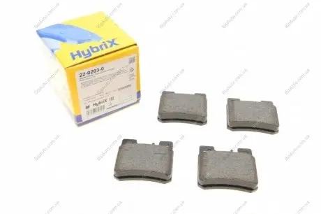 Комплект тормозных колодок, дисковый тормоз 22-0203-0 Metelli 2202030