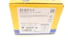 Комплект тормозных колодок, дисковый тормоз 22-0211-1 Metelli 2202111 (фото 6)