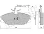 Комплект тормозных колодок, дисковый тормоз 22-0214-0 Metelli 2202140 (фото 8)