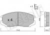 Комплект гальмівних колодок (дискових) 22-0221-1 Metelli 2202211 (фото 1)