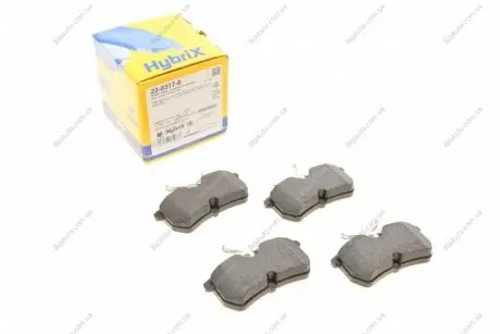 Комплект гальмівних колодок (дискових) 22-0317-0 Metelli 2203170