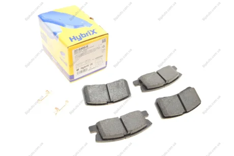 Комплект гальмівних колодок (дискових) 22-0400-0 Metelli 2204000