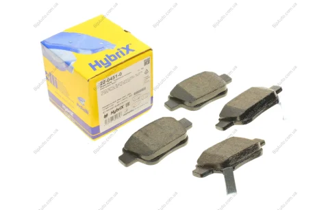 Комплект гальмівних колодок (дискових) 22-0451-0 Metelli 2204510