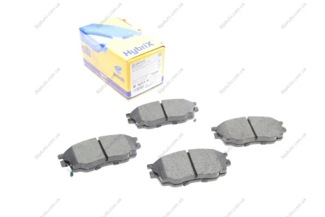 Комплект тормозных колодок, дисковый тормоз 22-0475-0 Metelli 2204750 (фото 1)