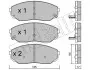 Комплект гальмівних колодок (дискових) 22-0515-0 Metelli 2205150 (фото 2)