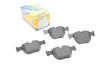 Комплект гальмівних колодок (дискових) METELLI 22-0598-0 2205980