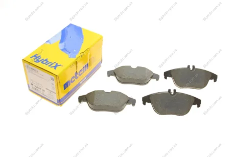 Комплект гальмівних колодок (дискових) 22-0666-0 Metelli 2206660
