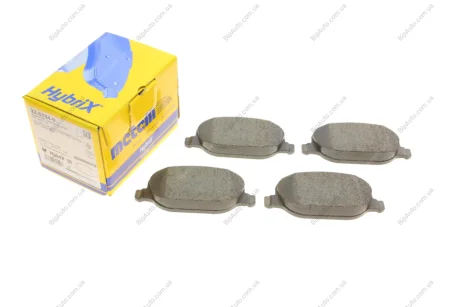 Комплект тормозных колодок, дисковый тормоз 22-0704-0 Metelli 2207040 (фото 1)