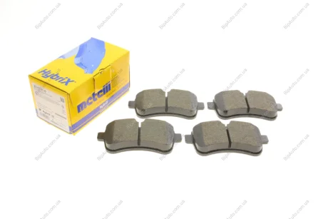Комплект гальмівних колодок (дискових) 22-0711-0 Metelli 2207110 (фото 1)