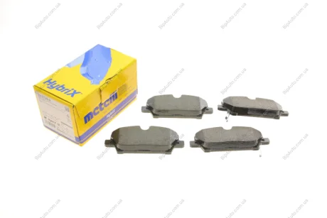 Комплект гальмівних колодок (дискових) 22-0728-0 Metelli 2207280