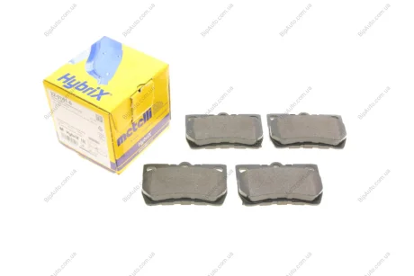 Комплект гальмівних колодок (дискових) 22-0761-0 Metelli 2207610 (фото 1)