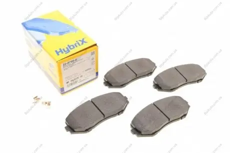 Комплект гальмівних колодок (дискових) 22-0766-0 Metelli 2207660 (фото 1)