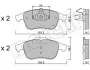 Комплект гальмівних колодок (дискових) 22-0803-0 Metelli 2208030 (фото 1)