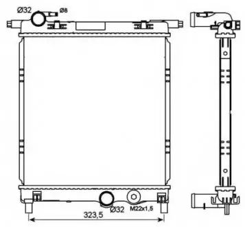Радіатор NRF 53101
