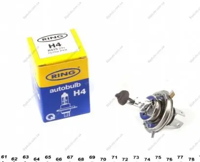Автолампа H4 Ring R475