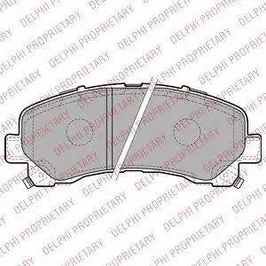 Тормозные колодки дисковые ISUZU D-Max/Rodeo "F "06>> Delphi LP2229