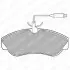 Тормозные колодки дисковые CITROEN/FIAT/PEUGEOT Jumper/Ducato/Boxer &quot;F &quot;94-99 Delphi LP878 (фото 1)